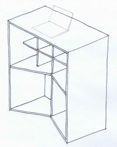 Standing Desk - Verdouw Sketch